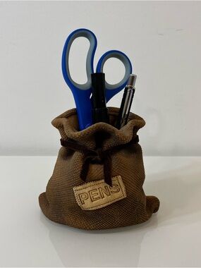 Pottery Drawstring Pouch with PENS Patch The Potter’s Bag